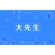 大先生(對人格、品德、學業上能為人表率的教師的尊稱) 大先生(對人格、品德、學業上能為人表率的教師的尊稱)