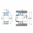 SKF 7011AC/DB 軸承 SKF 7011AC/DB 軸承