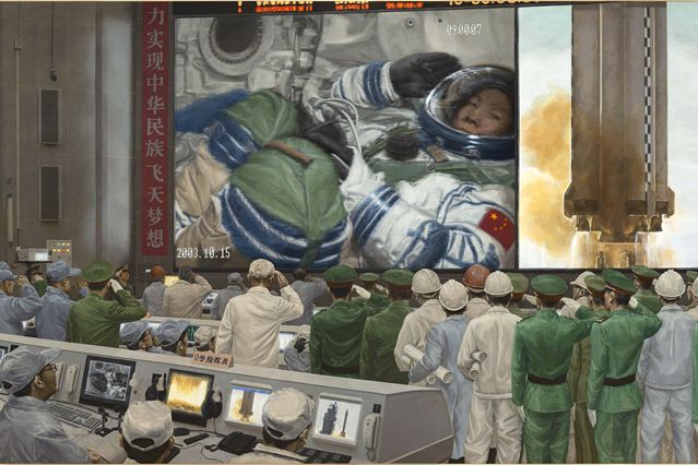 出征(李羅創作油畫作品) 出征(李羅創作油畫作品)