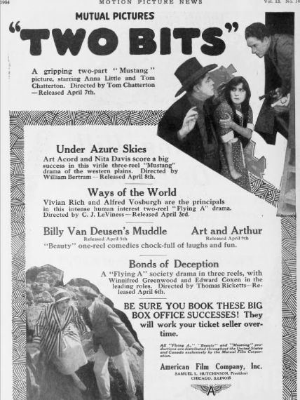 Two Bits(美國1916年Frank Borzage等執導的電影) Two Bits(美國1916年Frank Borzage等執導的電影)