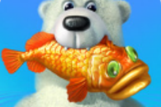 冰湖捕魚