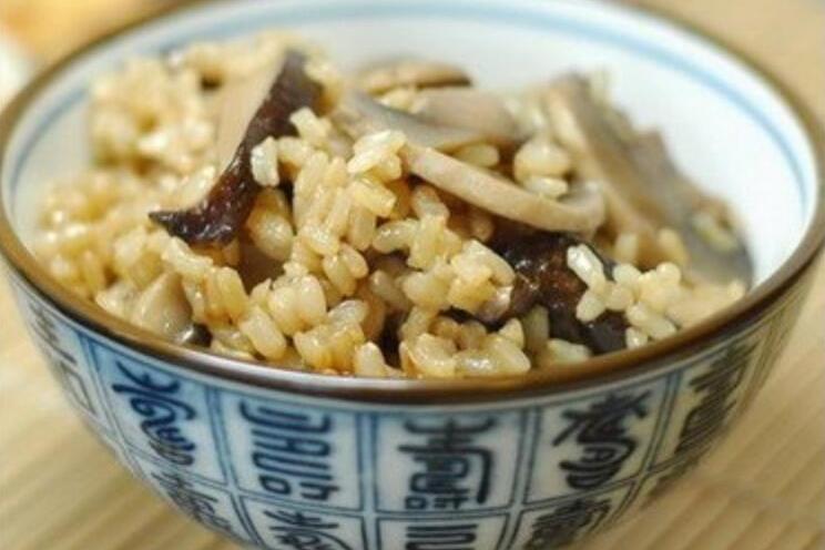 雙菇糙米飯