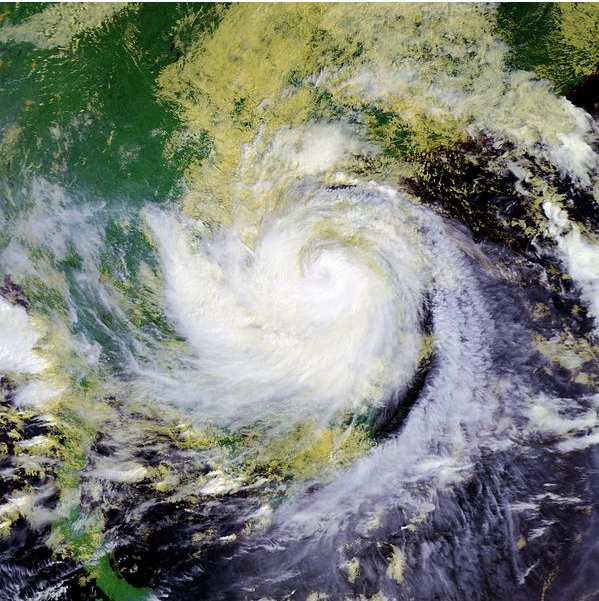 颱風利奇馬衛星雲圖