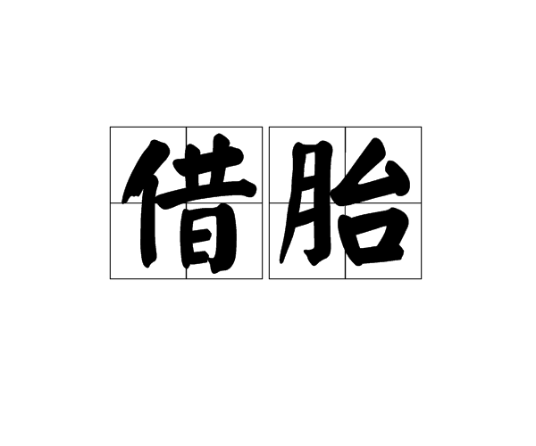 借胎(漢語詞語) 借胎(漢語詞語)