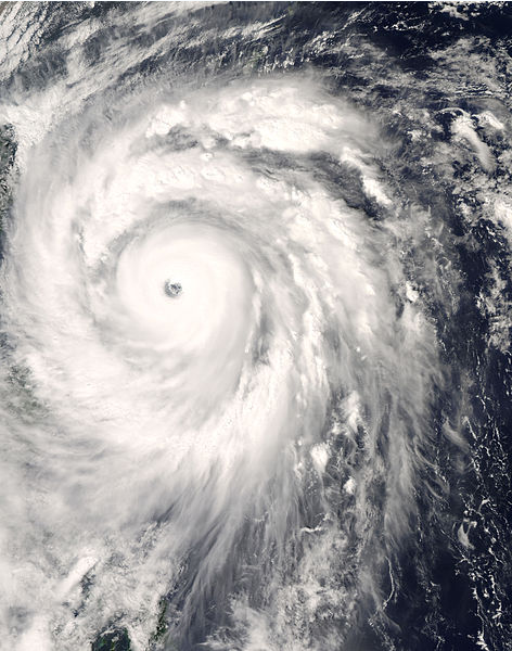 超強颱風薔薇 衛星雲圖