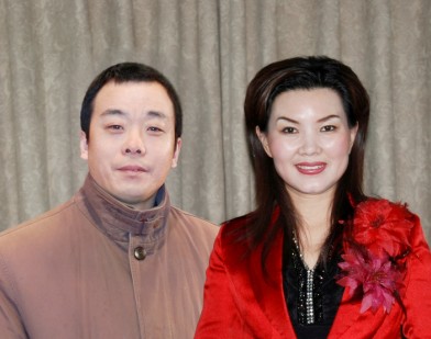 陳慶林與名家申小梅合影