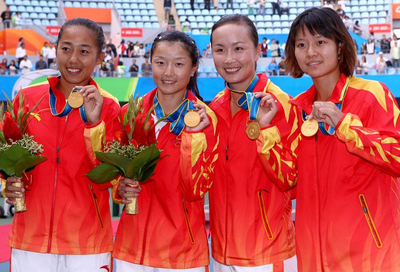 中國網球隊女子運動員