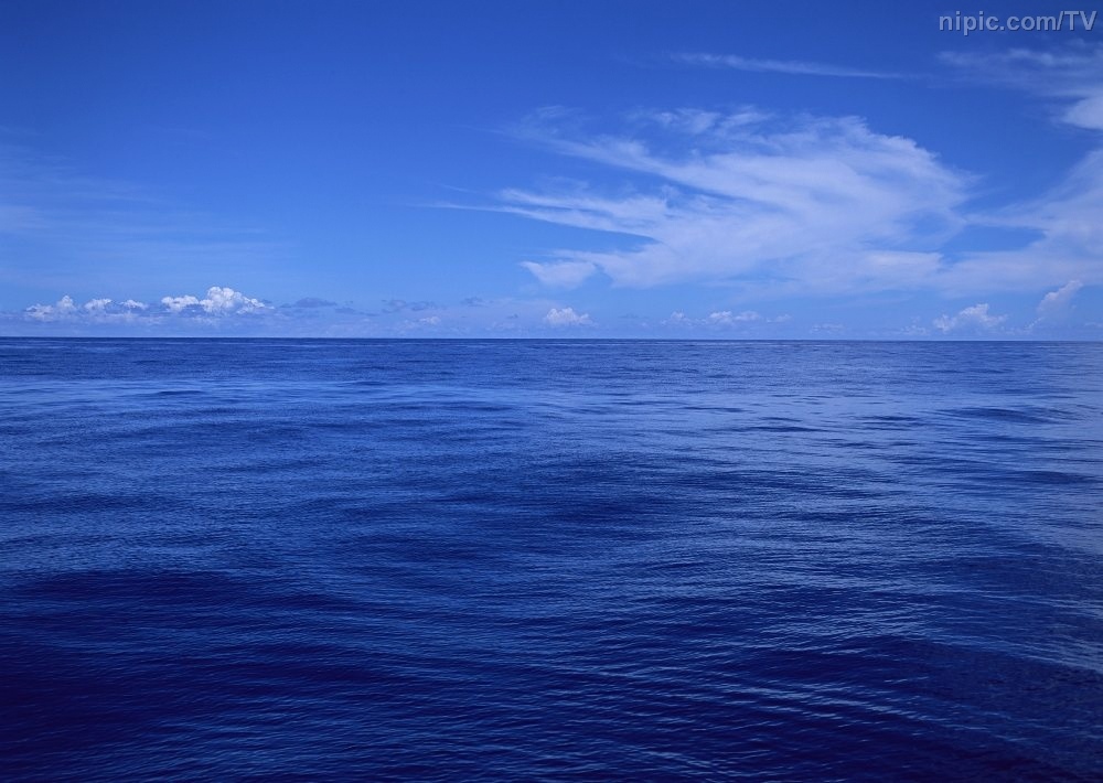 藍色的海洋