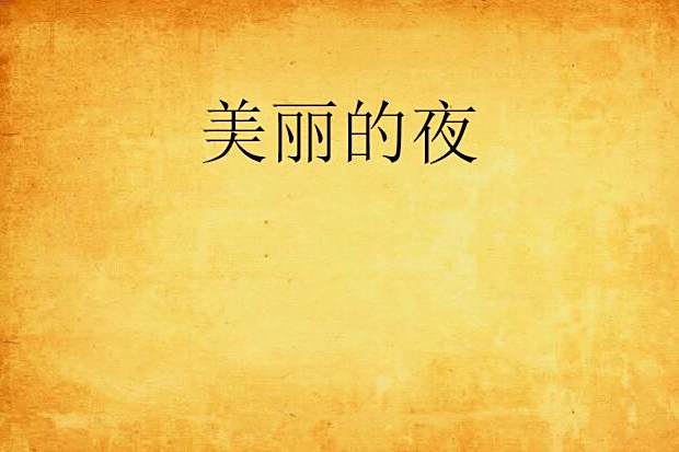 美麗的夜 美麗的夜