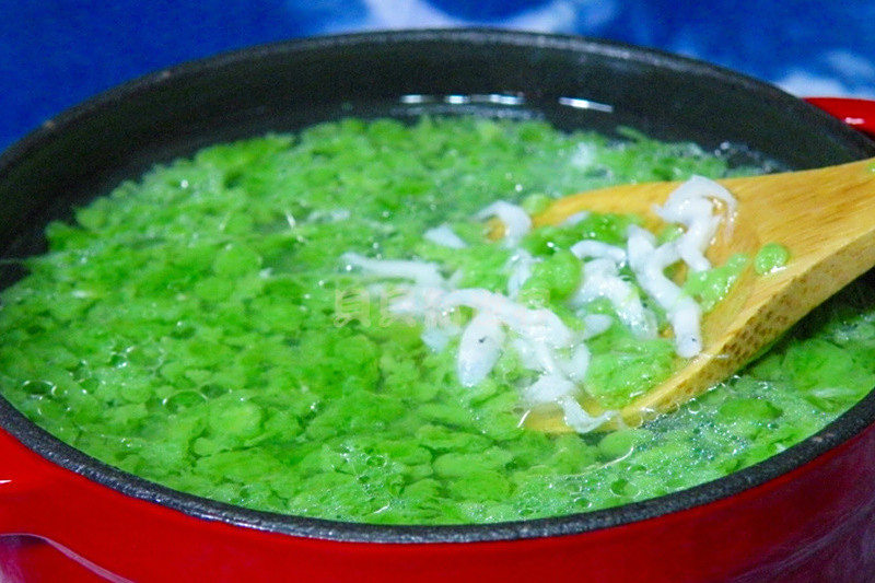 菠菜銀魚羹 菠菜銀魚羹