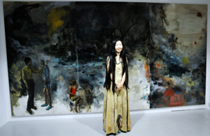 畫家吳雯在倫敦舉辦油畫展“頹廢的朝代”