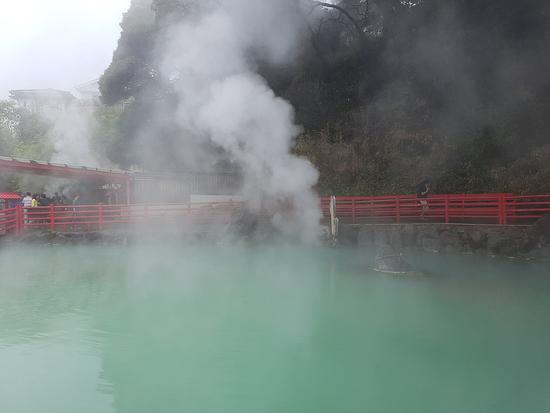 日本福岡的地獄溫泉