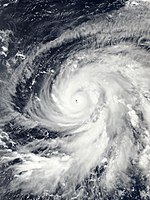 強颶風瓦拉卡 10月2日衛星雲圖