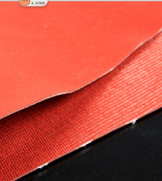 紅色雙面矽膠布