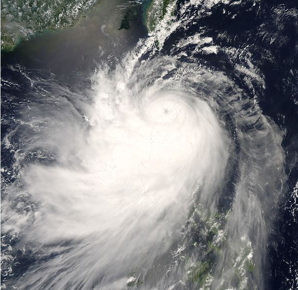 颱風鸚鵡衛星雲圖
