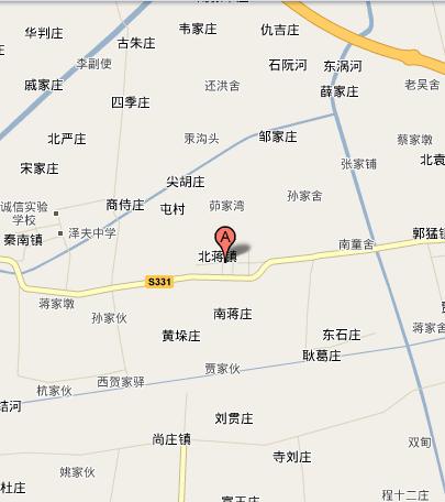 北蔣鎮區域地圖