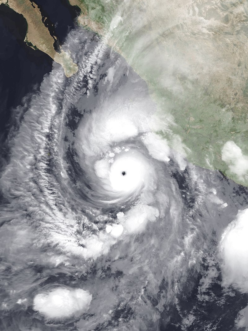 颶風薇拉 衛星雲圖