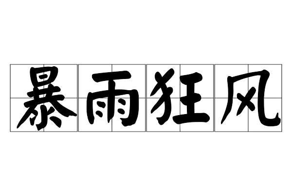 暴雨狂風 暴雨狂風