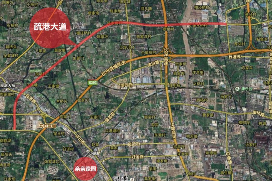 疏港大道(浙江省杭州市疏港大道) 疏港大道(浙江省杭州市疏港大道)