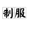 制服(漢語詞語) 制服(漢語詞語)