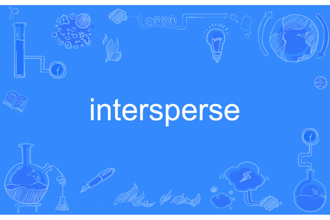 intersperse intersperse