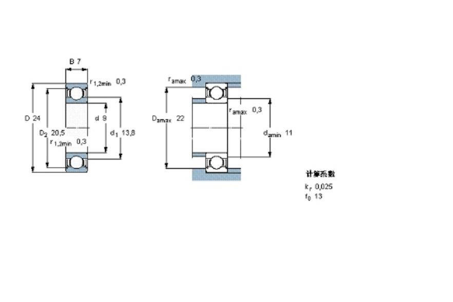 SKF W609-2Z軸承 SKF W609-2Z軸承