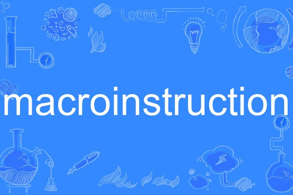 macroinstruction macroinstruction