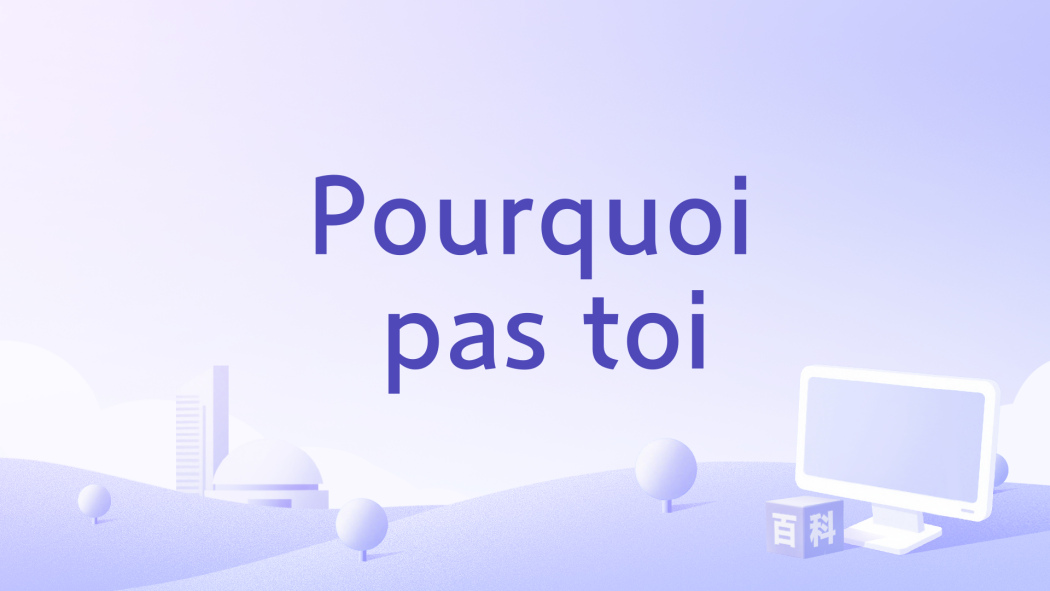 Pourquoi pas toi Pourquoi pas toi