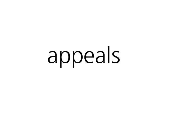 appeals appeals