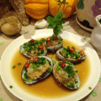 蔥油鮑魚 蔥油鮑魚