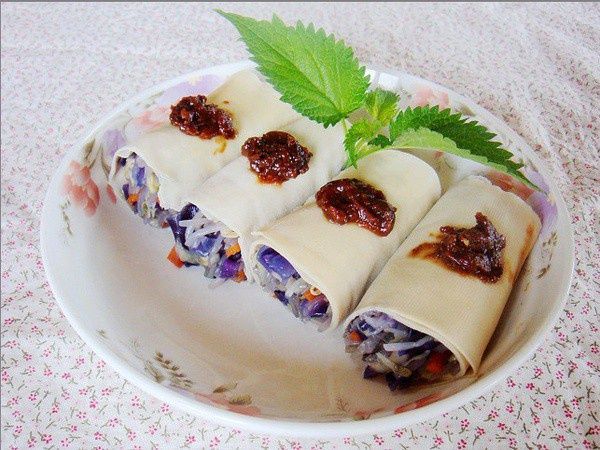 百葉蔬菜卷 百葉蔬菜卷