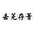 去蕪存菁