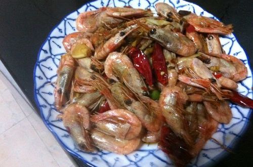小炒紅蝦