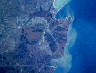 多瑙河三角洲衛星圖