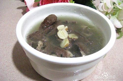 蓮子豬心粥