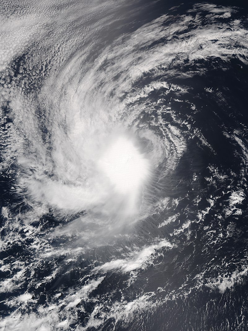 熱帶風暴伊米莉亞 衛星雲圖