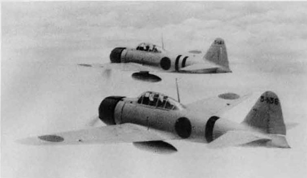1941 年5月，橫行中國的A6M211型雙機編隊