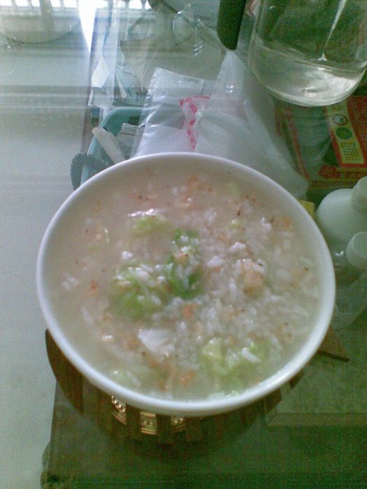 蝦米白菜粥 蝦米白菜粥
