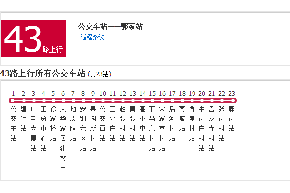 安陽公交43路 安陽公交43路