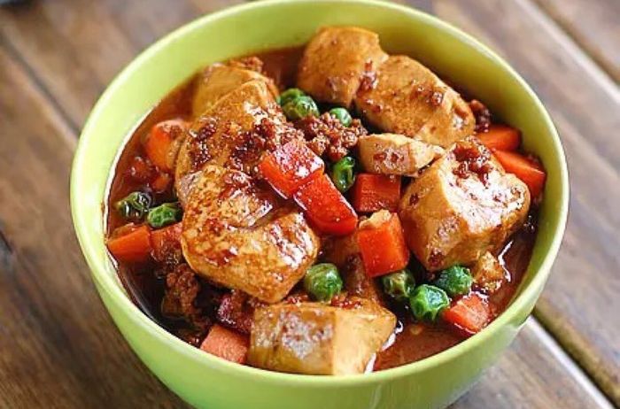 蒜香老豆腐 蒜香老豆腐