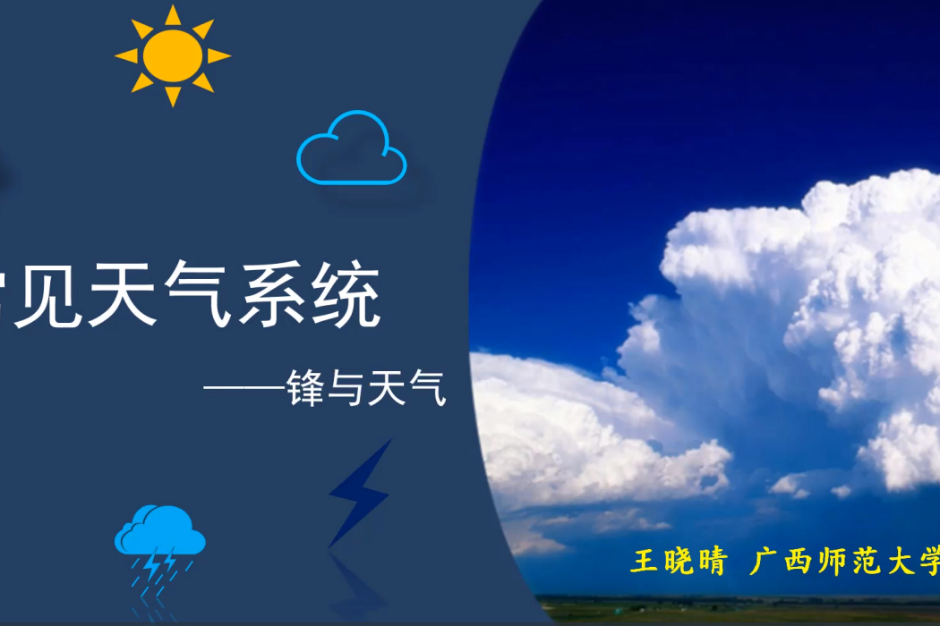 鋒與天氣 鋒與天氣