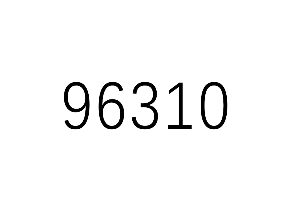 96310 96310