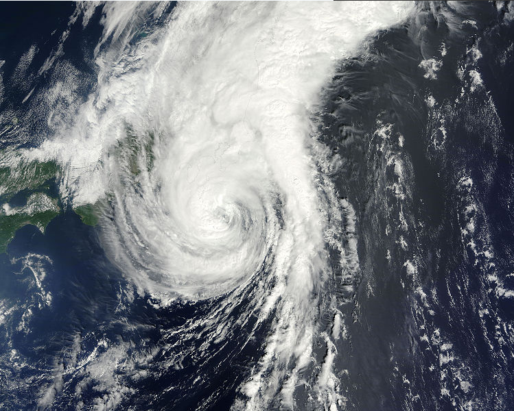 強熱帶風暴科羅旺 衛星雲圖