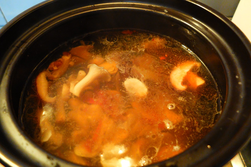 臘香菌菇湯