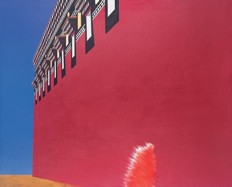 馮斌 紅牆系列2006-2 130×160cm