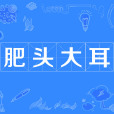肥頭大耳 肥頭大耳