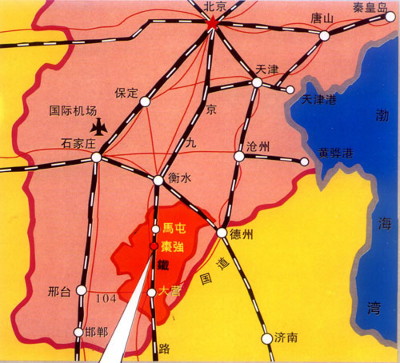 棗強縣地圖