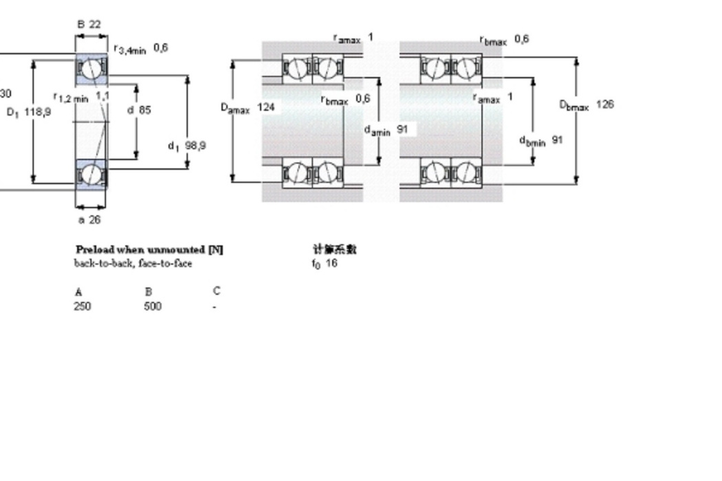 SKF S7017CD/HCP4A軸承 SKF S7017CD/HCP4A軸承