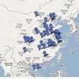 中國胃癌地圖