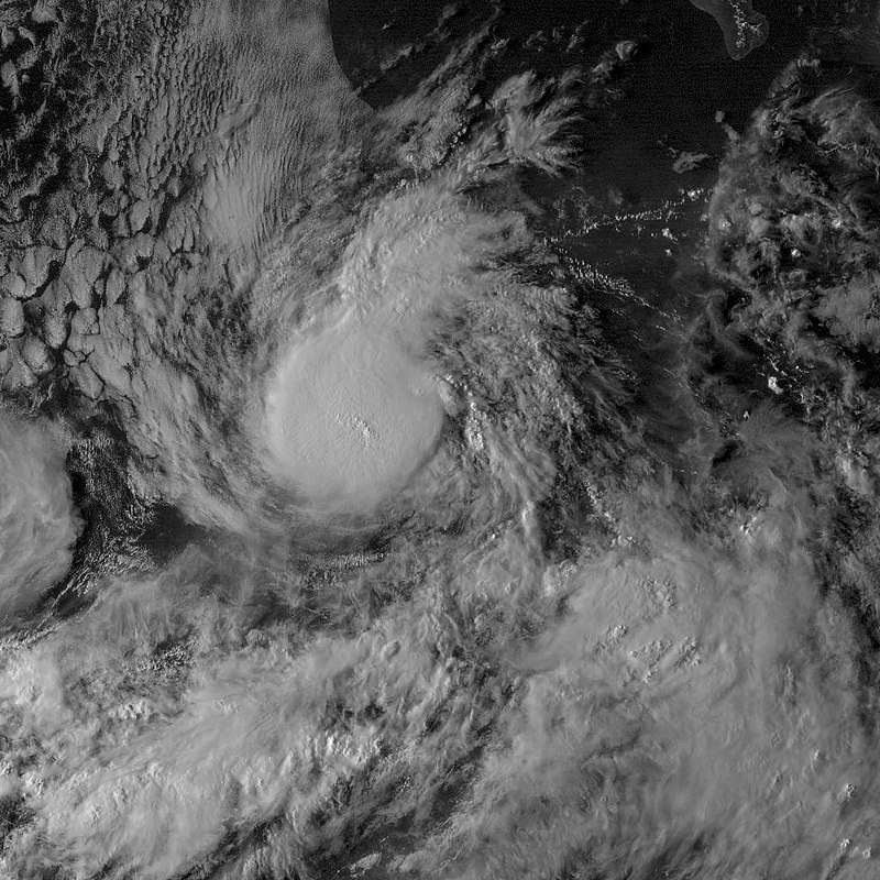 熱帶風暴基科 衛星雲圖